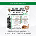 teacher appreciation week social media template